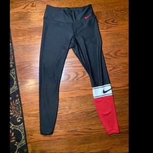 Red white and black leggings!